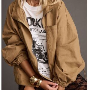 12th Tribe - Fairfax canvas relaxed utility jacket